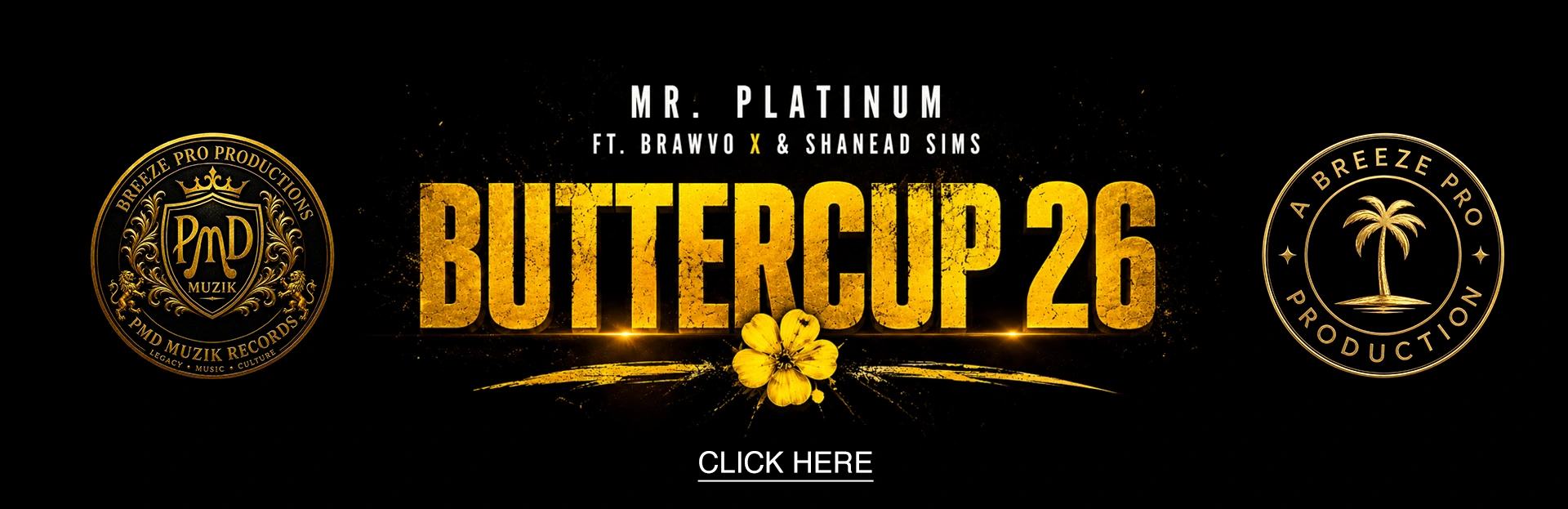 BUTTERCUP 26 Mr. Platinum ft. Brawvo X & Shanead Sims A BREEZE PRO PRODUCTION PMD Muzik Records | ODO Studios